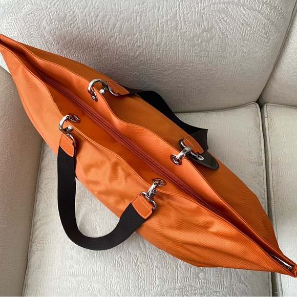 Milano Series Medium Size Orange Tote Bag - Picture 10 of 14